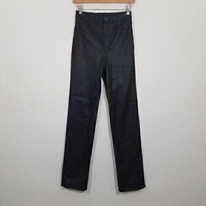 Express 90's Slim Super High Rise Pants Stretch Black